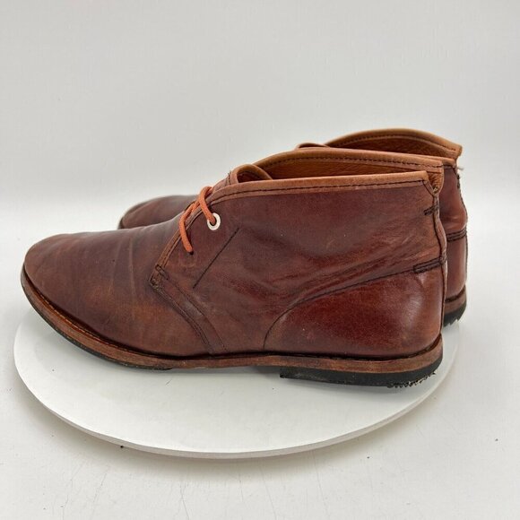 Timberland Boot Company Men Size 10 75509 Brown Leather Plain Toe Chukka Boot - Picture 7 of 16